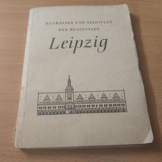 Leipzig wegweiser und stadtplan der messestadt