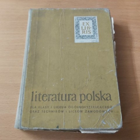 Literatura Polska podręcznik wyd 1968r. Do LO 1 klasy