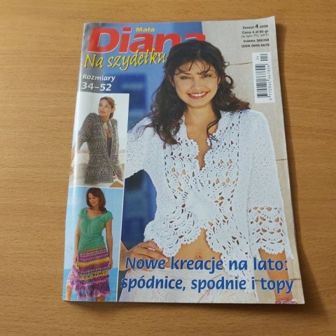 Mała Diana na szydełku zeszyt 4 2008 rok