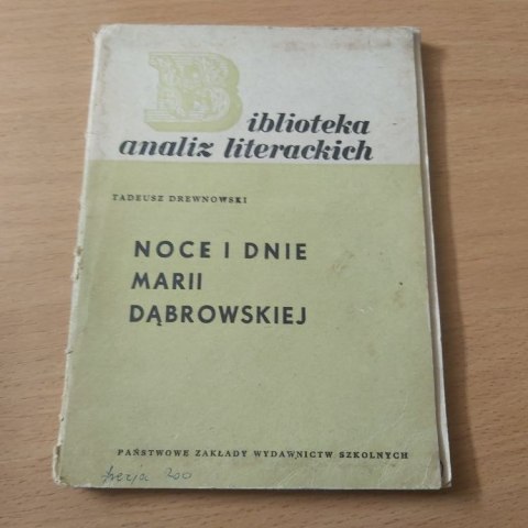 Noce i dnie Marii Dąbrowskiej Noce i dnie Marii Dąbrowskiej