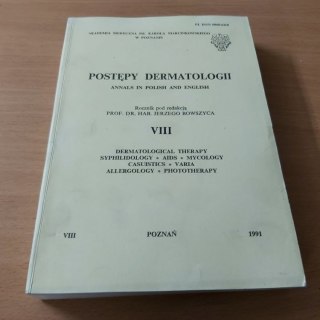 POSTĘPY DERMATOLOGII VIII 1991