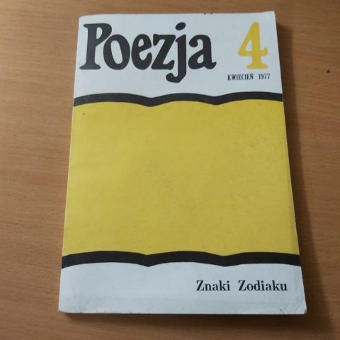 Poezja 4 kwiecień 1977 rok