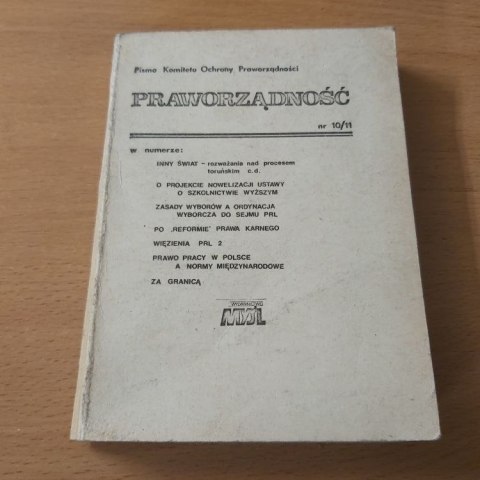 Praworządność Pismo komitetu ochrony praworządności