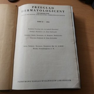 Przegląd dermatologiczny TOM LI 1964 Cały rok