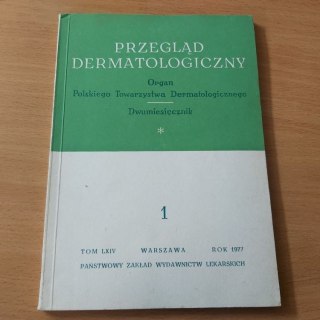 Przegląd dermatologiczny nr 1 TOM LXIC rok 1977