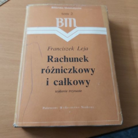 Rachunek różniczkowy i całkowy TOM 2