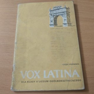 VOX LATIN Część pierwsza dla klasy 2 LO