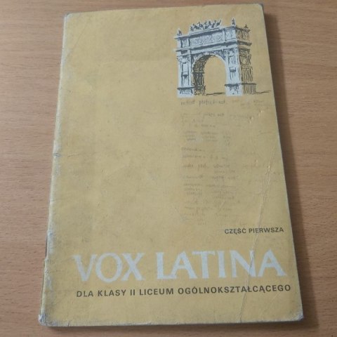 VOX LATIN Część pierwsza dla klasy 2 LO