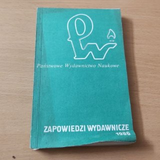 Zapowiedzi wydawnicze 1986