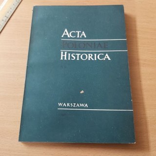 Acta Poloniae Historica XX 1969 rok