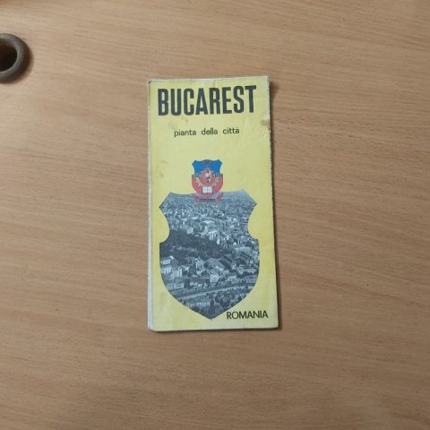 Bucarest pianta della citta