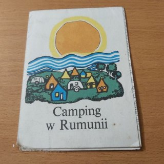 Camping Rumunii wyd. 1974 rok.mapa informator