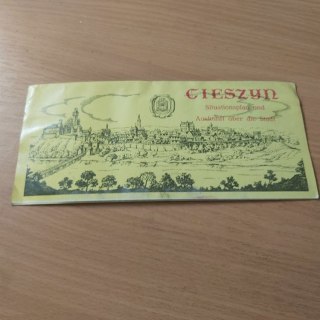 Cieszyn Situationsplan inf Auskunft uber die Stadt mapka