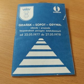Gdańsk-Sopot-gdynia odjazdy i przyjazdy pociągów 1977 rok