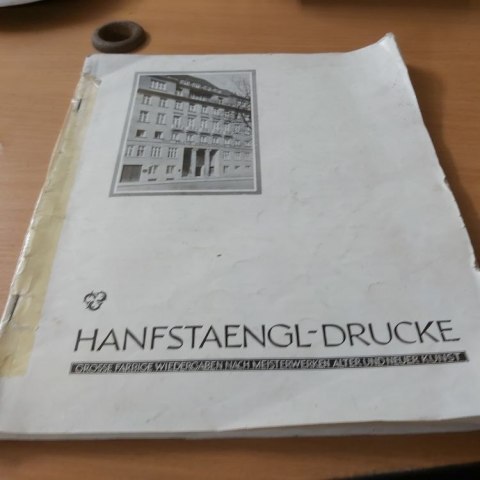 Hanfstaengl-Drucke Grosse Farbige Wiedergaben Meiśterwerken Alter inf kunst