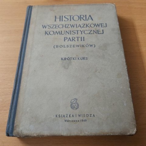 Historia wszech związkowej komunistycznej partii bolszewików krótki kurs