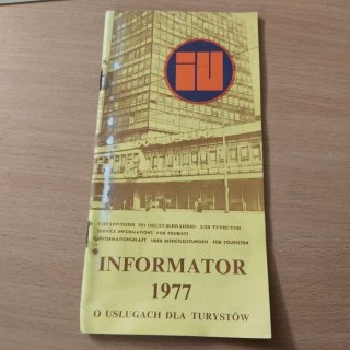 Informator dla Turystów 1977 rok o usługach dla turystów