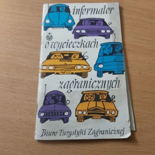 Informator o wycieczkach zagranicznych wyd. 1976 rok