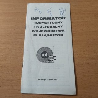 Informator turystyczny i kulturalny województwa elbląskiego wyd. 1976 rok