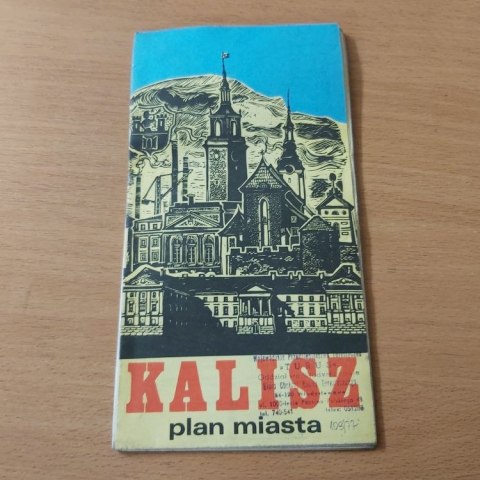 Kalisz Plan Miasta wyd 1977 rok