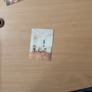 Łańcut muzeum zamek z XVII wieku pocztówka. Gabinet Zwierciadlany.