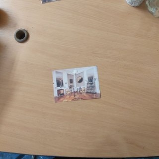 Łańcut muzeum zamek z XVII wieku pocztówka. Salon Bouchera.