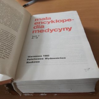 Mała Encyklopedia medycyny TOM 1 A-O