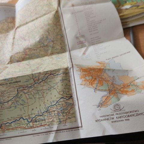 Mapa Województwa Szczecińskiego 1:500 000