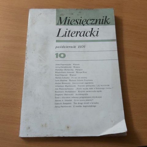 Miesięcznik Literacki 10 październik 1976 rok