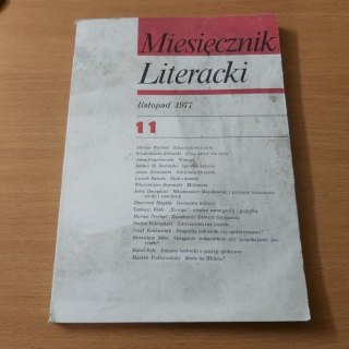 Miesięcznik Literacki 11 listopad 1977
