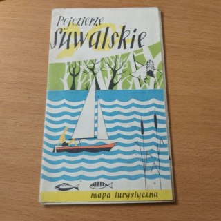 Pojezierze Suwalskie mapa turystyczna