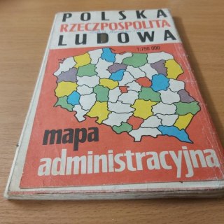 Polska Rzeczpospolita Ludowa 1:750 000 wyd. 1987 rok.