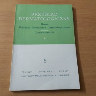 Przegląd dermatologiczny 5 TOM LXIV ROK 1977
