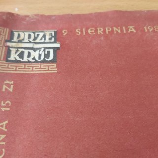 Przekrój nr 1896 z 9 sierpnia 1981 roku.