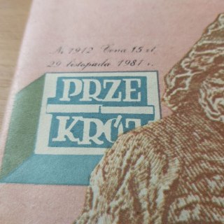 Przekrój nr 1912 z 29 listopada 1981 roku.