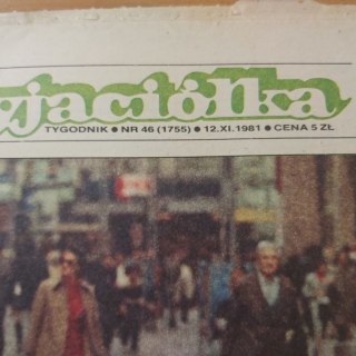 Przyjaciółka nr 46 tygodnik 12.XI.1981 rok.