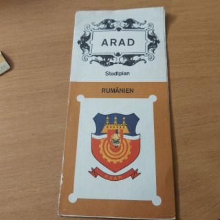 Rumanien Arad Stadtplan