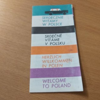 Serdecznie Witamy w Polsce wyd. 1974 rok.