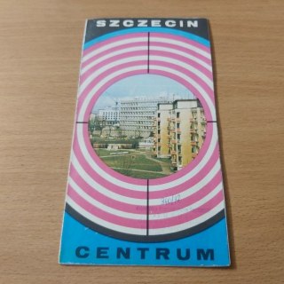 Szczecin Centrum informator z mapą. Wyd. 1979 rok.