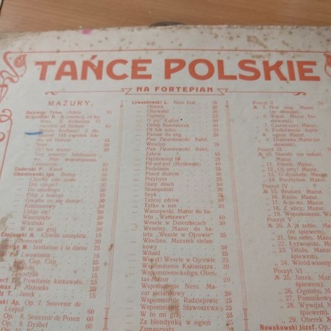 Tańce Polskie na fortepian "Matulu kochana"