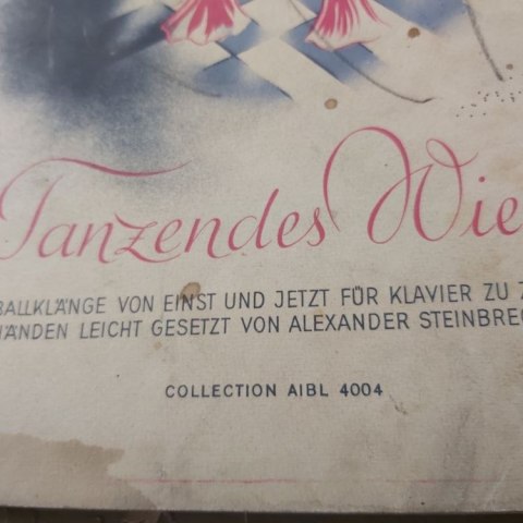 Tanzendes Wien Ballklange von eist und jetzt 1942 rok