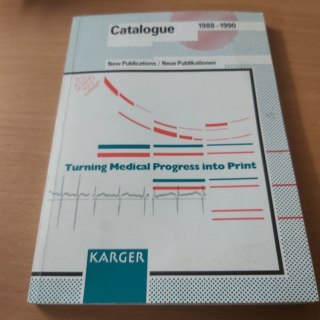 Turning Medical Progress into Print. Catalogue 1988-1990