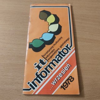 Turystyczny i kulturalny informator województwa gdańskiego wrzesień 1978 rok