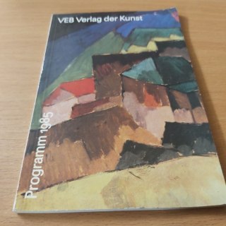 VEB Verlag der Kunst programm 1985 rok.