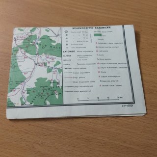 Województwo Katowickie mapka cw-45121
