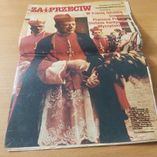 Za i przeciw. Tygodnik nr 22 (1412) 27 maja 1984 roku.