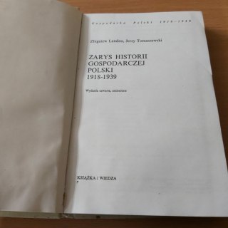 Zarys Historii Gospodarczej Polski 1918-1939