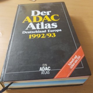 Der ADAC Atlas Deutschland Europa 1992/93
