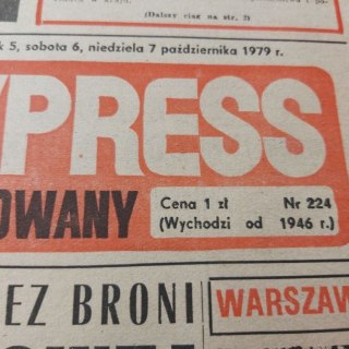 Express Ilustrowany nr 224 z 5,6,7 października 1979 roku.