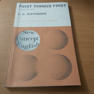 First Things First student book